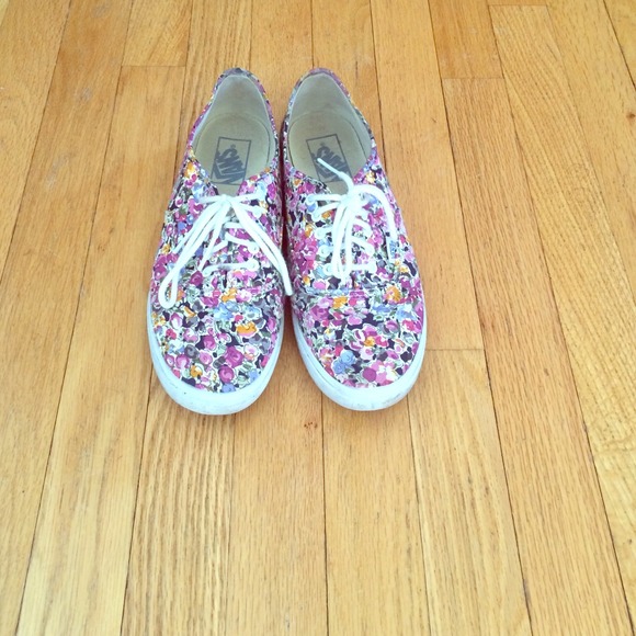 Cartoon floral Vans sneakers
