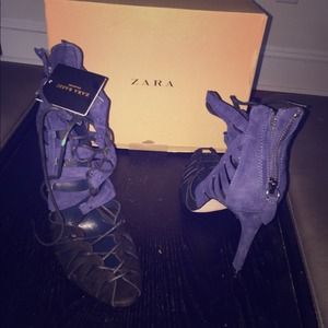 Zara shoes (navy and black)