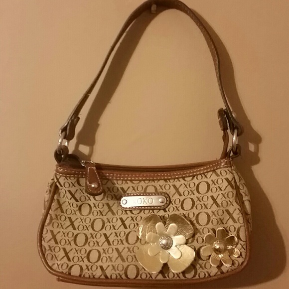 Like new brown and tan xoxo purse