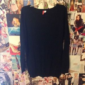 Black oversized H&M sweater size M