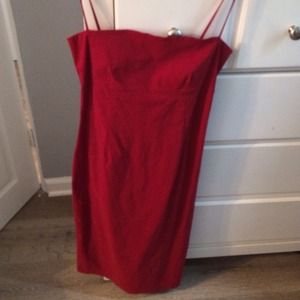 Pretty sexy red strap dress