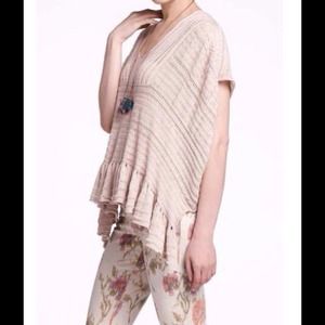 Anthropologie knit poncho style top