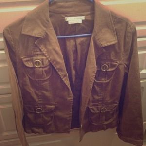 Chocolate brown jacket
