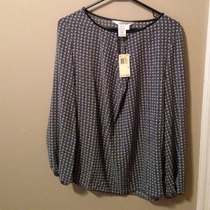 Printed Max Studio top