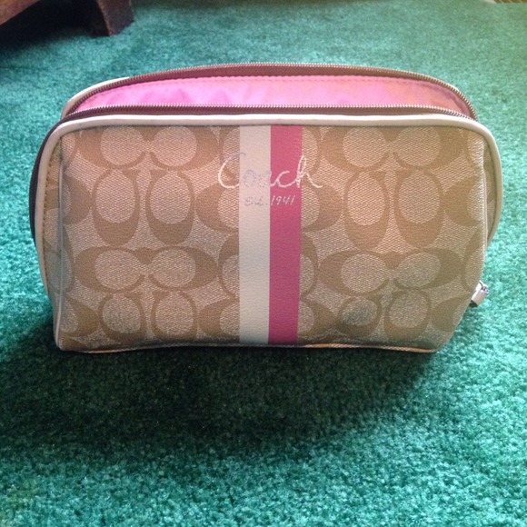 Coach makeup bag