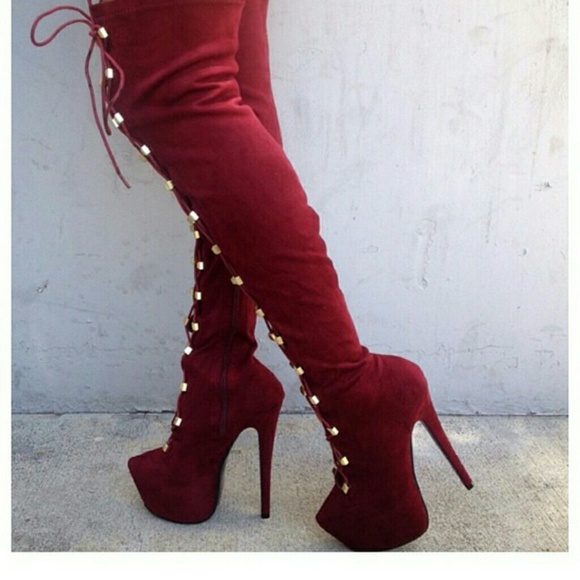 Elle Ladies Thigh high boots - Picture 1 of 3