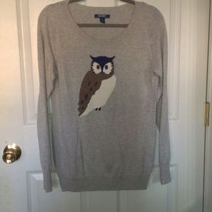 Gray pullover sweater