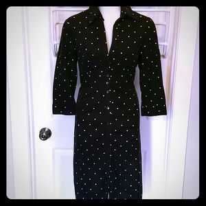 Polka dot professional dress