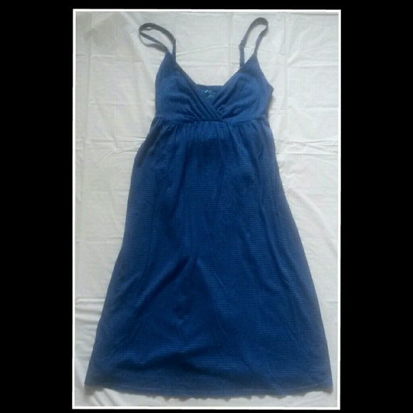 American Eagle Blue Striped Dress