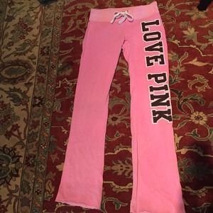 Victoria's secret pink sweatpants