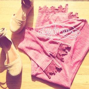 *15% off closet sale* Free People Crochet Cardi