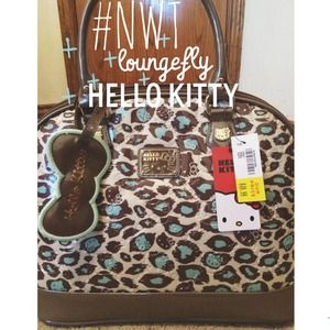 NWT ✨ Loungefly Hello Kitty Leopard Bag