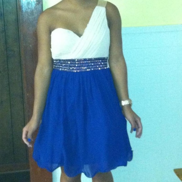 Little Mistresses  Dresses & Skirts - One shoulder homecoming evening mini dress