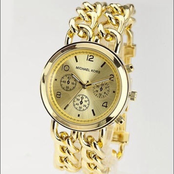 Accessories - Michael Kors Gold Chain Watch
