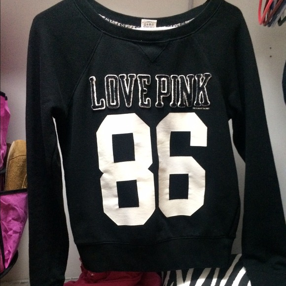 VS PINK black sweater