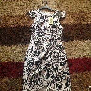 Black reverse palace dress