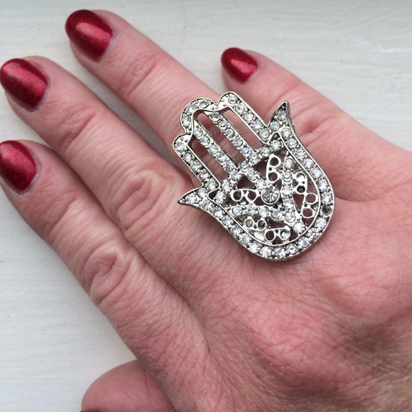 Fun Hamsa rings.  💖Sold - Picture 3 of 3