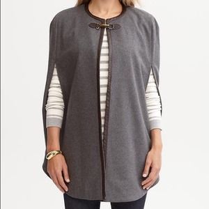 Banana Republic wool blend cape M/L