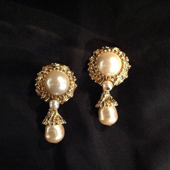 SOLD. Vintage St. John earrings