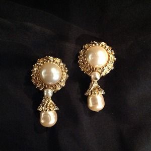 SOLD. Vintage St. John earrings