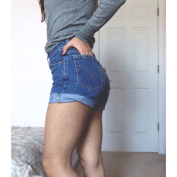 Levi's High Waisted Shorts