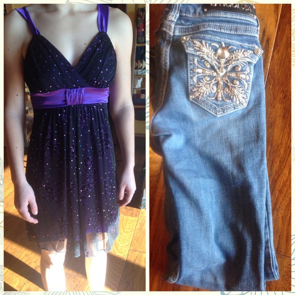 Bundle dress and jeans