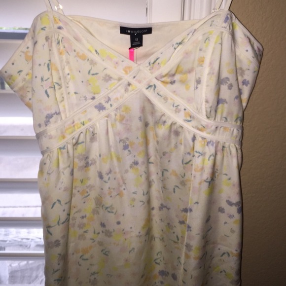 Floral dress w/open back