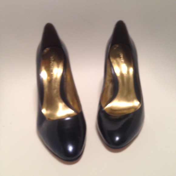 Antonio Melani metallic blue shoes 9 N