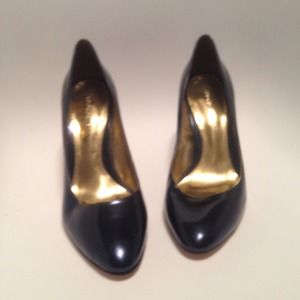 Antonio Melani metallic blue shoes 9 N