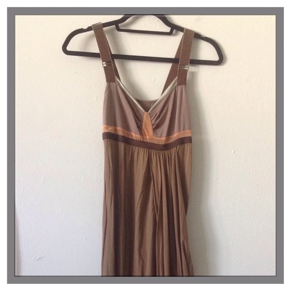 VPL BROWN TIDAL JERSEY DRESS - Picture 2 of 4