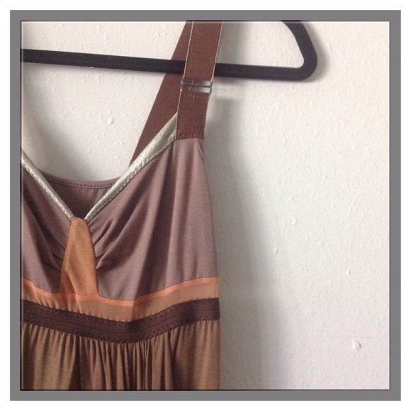 VPL BROWN TIDAL JERSEY DRESS - Picture 3 of 4