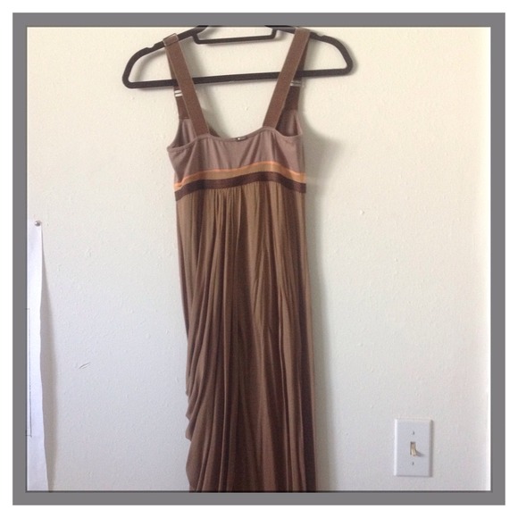 VPL BROWN TIDAL JERSEY DRESS - Picture 4 of 4