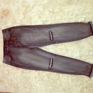 Black High Waist Skinny Jeans