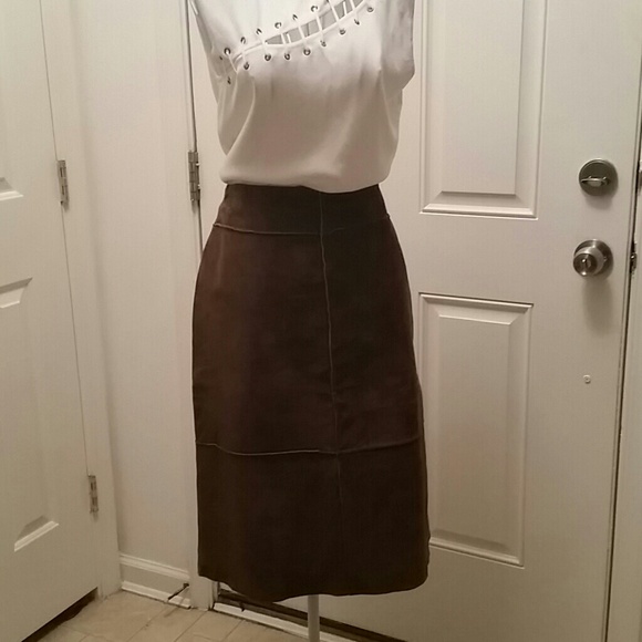 Suede Skirt