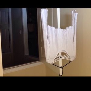 White Long sleeve crop-too from Mine