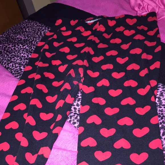 Heart Print Leggings