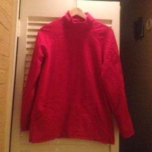 Coldwater Creek cute Red Sweatshirt Size S