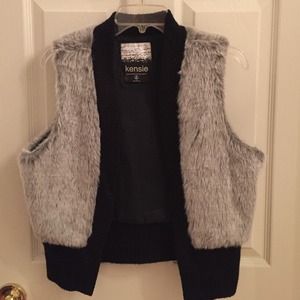 kensie Furry Vest