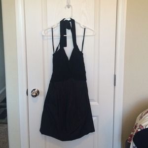 Bcbg Max Azria black scrappy dress