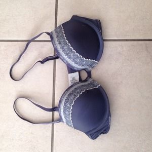 Blue lace push-up  Calvin Klein bra