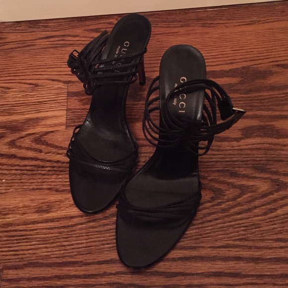 Gucci Black Ankle Heel