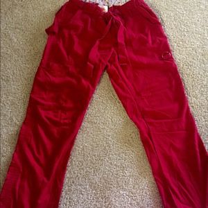 Koi Xs Petite red scrub pants. Great condition.