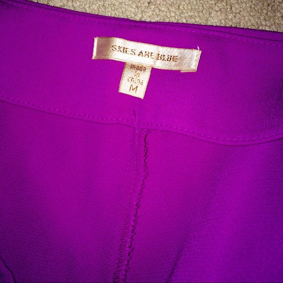 SOLD Purple Skies Are Blue High-Waisted Zip-Up - Picture 4 of 4