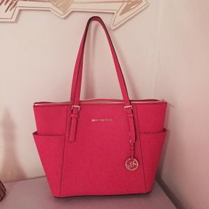 Hot pink 100% authentic Michael Kors