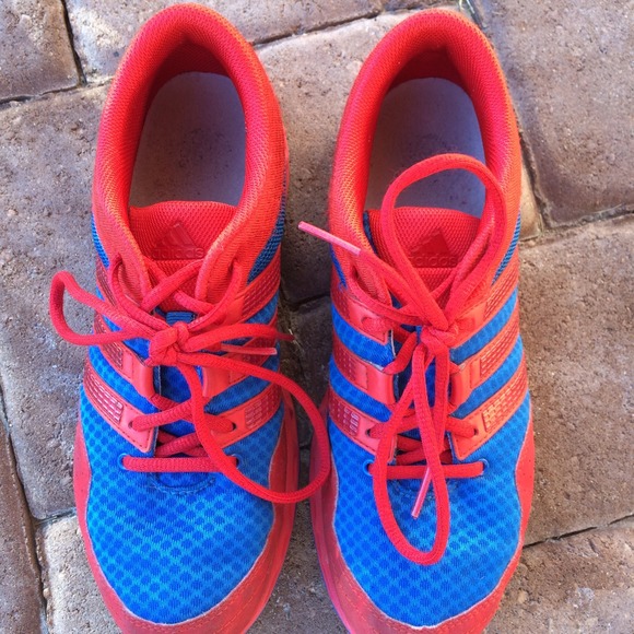 Running shoes. Adidas Red/Blue running shoes - Picture 2 of 3