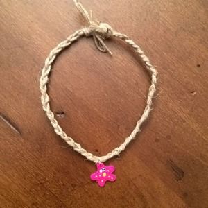 Cute Hand-Made Choker With Starfish Charm