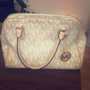 Mk large white bag