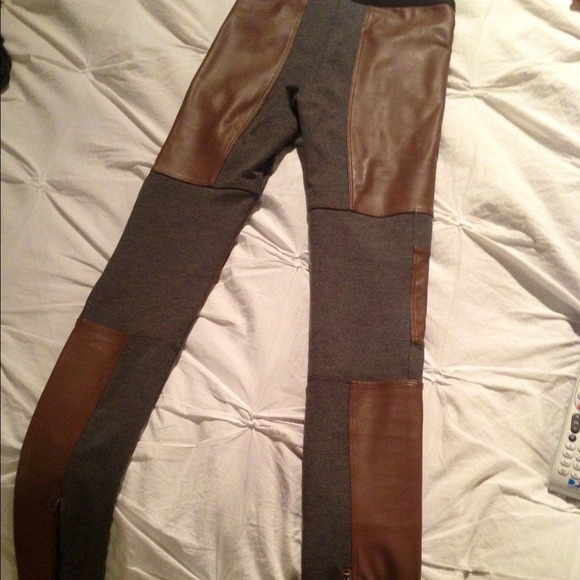 BCBG Leather Leggings - Picture 2 of 2
