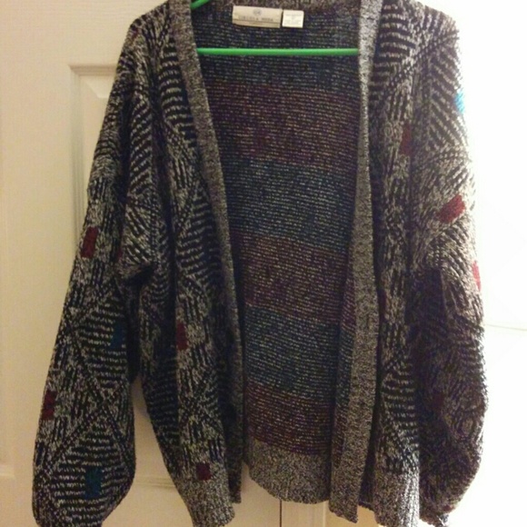 🍦Grey cosby grandpa cardigan🍦