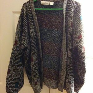 🍦Grey cosby grandpa cardigan🍦